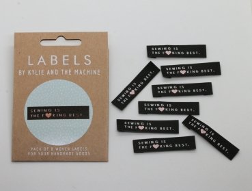Label-Set "SEWING IS THE F*CKING BEST" 10 Stück