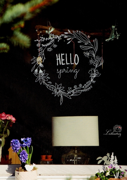 Fensterbild-Vorlage "HELLO spring" PDF