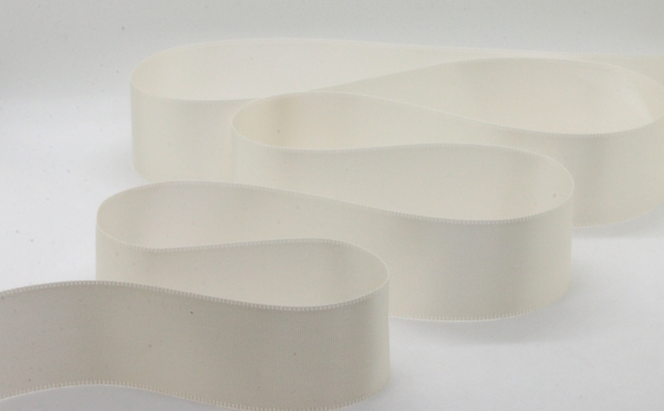 Satinband 25mm ivory